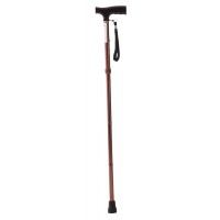 Трость регулируемая складная (коричневая) MED1-SC2022