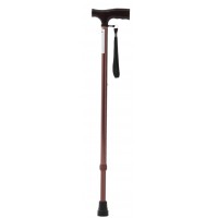 Трость регулируемая алюминиевая коричневая MED1-SC2032
