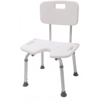 Стул для душа со спинкой на ножках MED1-SC6015A