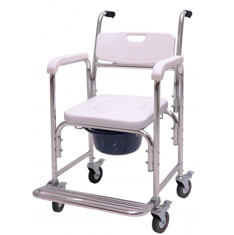 Купить Кресло-туалет на колесах MED1-SC7005B (MED1-SC7005B). Изображение №1