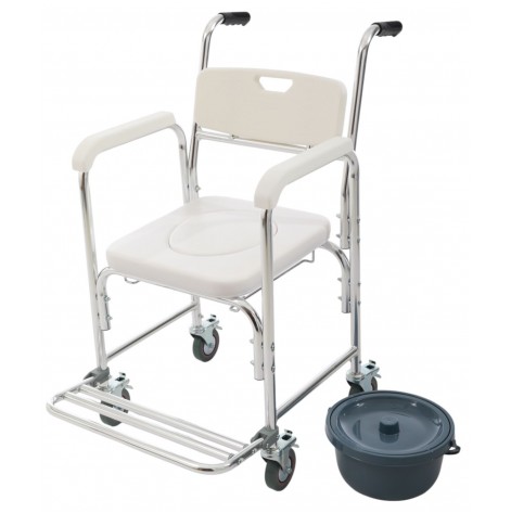 Купити Крісло-туалет на колесах MED1-SC7005B (MED1-SC7005B). Зображення №1