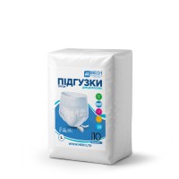 Трусы-подгузники для взрослых при недержании одноразовые MED1-WC02, размер L (10 шт в упаковке)