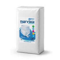Трусы-подгузники для взрослых при недержании одноразовые мочи MED1-WC02, размер M (20 шт в упаковке)