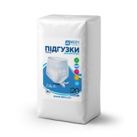 Трусы-подгузники для взрослых при недержании одноразовые MED1-WC02, размер XL (20 шт в упаковке)